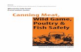 WisconsinSafeFood PreservationSeries CanningMeat, WildGame ... › files › 2011 › 02 › B3345-Cannin… · CANNING MEAT, GAME, POULTRY & FISH SAFELY 1 Forhighquality cannedmeat,wild
