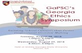 Georgia Ethics Symposium - GASPAgaspanet.org › events › GaPSC's GA Ethics Symposium_August 28... · 2018-08-28 · Presentation Title: Cybertraps for Educators: The Appropriate