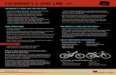 COLORADO’S E-BIKE LAW CO - Amazon Web Services...COLORADO’S E-BIKE LAW FOR TRAILS » On federal, state, county and local trails, e-mountain bike (eMTB) access varies signiﬁcantly.