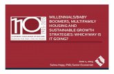 MILLENNIALS/BABY BOOMERS, MULTIFAMILY HOUSING AND ... · millennials/baby boomers, multifamily housing and sustainable growth strategies: which way is it going? june 1, 2015 selma