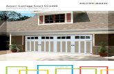 Amarr Carriage Court CC4000 Steel Overlay Garage Doors€¦ · Amarr ® Carriage Court CC4000 Steel Overlay Garage Doors . Tanglewood design with Closed Arch in Wicker Tan/White with