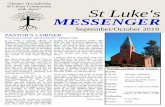 St Luke's Newsletter - Love the Creator & His …stlukeskck.org › ... › 2018 › 08 › St-Lukes-Newsletter-SepOct18.pdfcreation. So the Holy Spirit enters to create the rest of