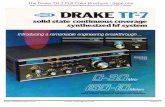 The Drake TR-7 Full Color Brochure - page one › schemi › Surplus_Radioamateur › Drake... Drake cataloghi 01.pdf Pagina 1 The Drake TR-7 Full Color Brochure - page one  ...