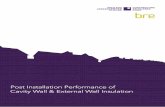 Post Installation Performance of Cavity Wall & …...Post Installation Performance of Cavity Wall and External Wall Insulation 3 Executive Summary This scoping study presents the results
