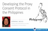 Developing the Proxy Consent Protocol in the Philippineschildrenandaids.org/sites/default/files/2019-02...Developing the Proxy Consent Protocol in the Philippines NORMINA E. MOJICA