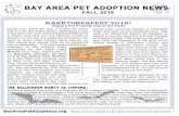 Bay Area Pet Adoptionsbayareapetadoptions.org › newsletter › September_2016_opt.pdf · love for your pet. All proceeds from the event will benefit Bay Area Pet Adoptions. DELE'S