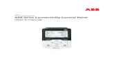 OPTIONS FOR ABB DRIVES ABB Drive Connectivity Control ... › public › 6a962dc158674b46a18821b516db… · ABB Drive connectivity control panel User’s manual 3AXD50000515110 ACx-AP-x