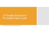 3rd Grade Synectics I Printable Task Cards - Weebly · 2018-08-05 · Title: 3rd Grade Synectics I Printable Task Cards.pdf Author: vjg16721 Created Date: 5/8/2018 6:23:53 PM