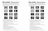 Disability Awareness78455c2ccb400d517780-dac10a94c714bbb9d8050040bb216432.r90…Disability Awareness Disability symbols were designed for use by both public and private entities to