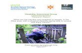 Disability Awareness Group Clackmannanshire …...Disability Awareness Group Clackmannanshire Research Report “What are the barriers and enablers to people, in the Alloa area, with
