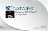 Dynamic DAST/WAF Integration › › ASDC12-Dynamic_DASTWAF...Rules of Engagement Restrictions •Active scanning can be “harmful” to some applications •Rules of Engagement –Restrictive