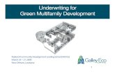 Underwriting for Green Multifamily DevelopmentGreen Multifamily Development 2013-05-26آ  Green Multifamily