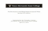 Performance Funding Improvement Planfldoe.org/core/fileparse.php/15219/urlt/pasco.pdf · 2015 Florida College System Performance Funding Improvement Plan March update Spring 2016