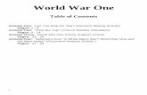 World War One - UT Liberal Arts › centers › european_studies...World War One - Trench Warfare Simulation Purpose: have the students discover the conditions in the trenches TEKs