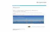 HSE challenges related to offshore renewable energy · 2014-11-17 · HSE challenges related to offshore renewable energy A study of HSE issues related to current and future offshore