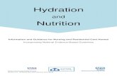 Hydration - Sutton CCG€¦ · 5.0 Supporting nutrition and hydration in residents with dysphagia 14 6.0 Supporting nutrition and hydration in residents approaching end of life 16