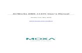 AirWorks AWK-1137C User's Manual - Moxa€¦ · AirWorks AWK-1137C User’s Manual . ... access to a notebook computer or PC equipped with an Ethernet port. The AWK-1137C has a default