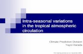 Intra-seasonal variations in the tropical atmospheric ...ds.data.jma.go.jp/tcc/tcc/library/library2009/... · The importance of the tropical circulations Atmospheric variations in