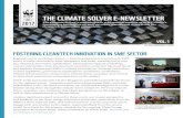 THE CLIMATE SOLVER E-NEWSLETTER · 2017-06-14 · THE CLIMATE SOLVER E-NEWSLETTER VOL.1 The Climate Solver e-newsletter is a bi-annual update of WWF-India’s innovation initiatives