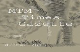 MTM Times Gazette - PC\|MACimages.pcmac.org/SiSFiles/Schools/CT/BranfordCounty/MaryTMurphy/Uploads...The MTM Times Gazette is a literary journal composed of work by fourth graders