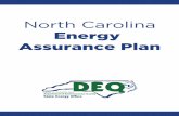 North Carolina Mineral and Land... · The North Carolina Energy Assurance Plan (EAP) was developed (using funds provided by the U.S. Department of Energy) to strengthen and expand