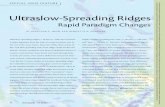 Th is article has been published in Ultraslow-spreading ridges · Since the advent of plate-tectonic theory, mid-ocean ridges have been classifi ed based on their structural, morphological,