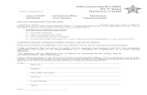 Coles County Sheriff Employment Application Employment Application.pdf · Deputy Sheriff and Correctional Officer. APPLICANT MUST: 1. Turn in completed application to the Coles County