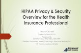HIPAA Privacy & Security Overview for the Health … › resources › Documents › PPT HIPAA P_S Overview...Overview for the Health Insurance Professional 1 Hour of CE Credit Course