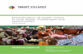 Electrification of health clinics in rural areas: Challenges and opportunities · 2018-06-11 · ElEctrification of hEalth clinics in rural arEas: challEngEs and opportunitiEs The