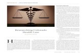 DEPARTMENT | LEGAL RESEARCH CORNER · DEPARTMENT | LEGAL RESEARCH CORNER H ealth law has become a major topic of conversation, not only among lawyers and policymakers, but also among