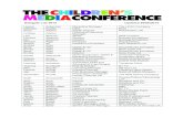 Delegate List 26.06.15 - The Children's Media Conference (CMC) · Presentation Scheduler Disney Channel UK The Walt Disney Company Keith Arrowsmith Partner ... Emily Campan Licensed