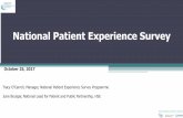 National Patient Experience Survey Programme › 11457 › 77054f9b76c24aa59f56f... · A patient is the most important person in the Institution - In person or by mail. A patient