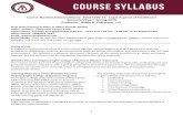 Course Number/Section/Name: BUSI 5370-71: Legal Aspects of ... › syllabisearch › sites › ... · Chapter 11 – Legal and Ethical Obligations to Provide Care Chapter 12 – Legal
