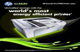 Unrivalled savings with the world’s most - Hewlett Packard€¦ · and performance, the HP LaserJet Pro P1102 Printer series is the world’s most energy efficient printer2 that