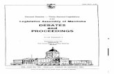 DEBATES and PROCEEDINGS - Province of Manitoba · DEBATES and PROCEEDINGS 31-32 Elizabeth II Published under the authority of The Honourable D. James Walding Speaker VOL. XXXI No.