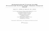 Independent Forest Audit Provincial Action Plan Status ... › environment-and-energy › ... · Provincial Action Plan Status Report . 2010 . April 1, 2005 to March 31, 2010 . ...