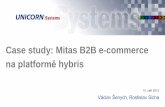 Case study: Mitas B2B e-commerce · Case study: Mitas B2B e-commerce na platformě hybris 10. září 2015 Václav Šenych, Rostislav Sicha