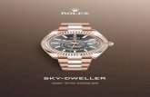 Sky-Dweller - Rolex › watches › sky-dweller › m326935-0007.pdfSky-Dweller in 18 ct Everose gold with a dark rhodium dial and an Oyster bracelet. This distinctive watch is characterized