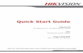 Quick Start Guide - camerabeveiliging-limburg.nlcamerabeveiliging-limburg.nl/files/artikelen/... · Quick Start Guide Hybrid DVR DS-90xxHFI-ST, DS-90xxHWI-ST Series NVR DS-96xxNI-ST/RT