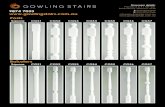 GOWLING STAIRS...Handrails No 14 Rectangle No 7 Round Stainless Steel 60mm Round Square Stainless Steel Wrought Iron 14mm Round EIW125 Onion EIW108 EIW109 Round Stainless Steel Twist