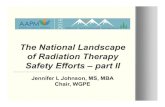 Jennifer L Johnson, MS, MBA Chair, WGPEamos3.aapm.org/abstracts/pdf/113-31176-379492... · Task Group 100 - Method for Evaluating QA Needs in Radiation Therapy (FMEA) (M.S. Huqet.