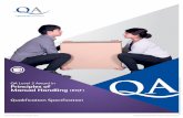 QA Level 2 Award in Principles of Manual Handling€¦ · Advanced manual handling qualifications Teaching qualifications ... • Hold (or be working towards) a quality assurance