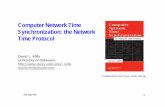 Computer Network Time Synchronization: the Network Time ... · 1 T 2 T 3 T 4 o The most accurate offset θ0 is measured at the lowest delay δ0 (apex of the wedge scattergram). o