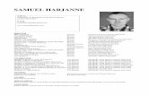 SAMUEL HARJANNE CV.pdf · PINKY & PERKY V/O Director Dubberman FI (FIN) 2008 BRIDGE TO TERABITHIA V/O Director SDI Media / Walt Disney Company (FIN) 2007 TRAINING GUILDFORD SCHOOL