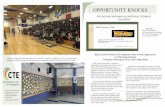 OPPORTUNITY KNOCKS...“OPPORTUNITY KNOCKS” Career & Technical Education Federal Way Public Schools 33330 8th Ave South Federal Way, WA 98003 Over 1600 district students coming from