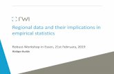 Regional data and their implications in empirical statistics › sites › default › files › 03... · Regional data and their implications in empirical statistics 21.02.2019 14