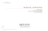 Nova Press Brochure Press Brochure.pdfACT Online Course $49.95 $19.95* TOEFL Online Course $49.95 $19.95* LSAT Online Course $49.95 $19.95* MCAT Online Course $49.95 $19.95* Software