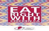 Eat - Chicken.ca€¦ · your table is delicious – it needs to be nutritious, too. Go to Nutrition – Eat Right to read about the great debate on white meat vs. dark meat, tips