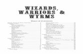 Wizards Warriors & Wyrms - ttyf.weebly.comttyf.weebly.com/uploads/4/3/6/1/4361144/ · Wizards, Warriors & Wyrms: Basic Rules Character Creation Abilities All characters possess 6