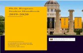 Ph.D. Program Student Handbook 2019-2020 · 2019-07-19 · UNIVERITY OF MISSOURI SCHOOL OF SOCIAL WORK 729 Clark Hall Columbia, MO 65211 Ph.D. Program Student Handbook 2019-2020